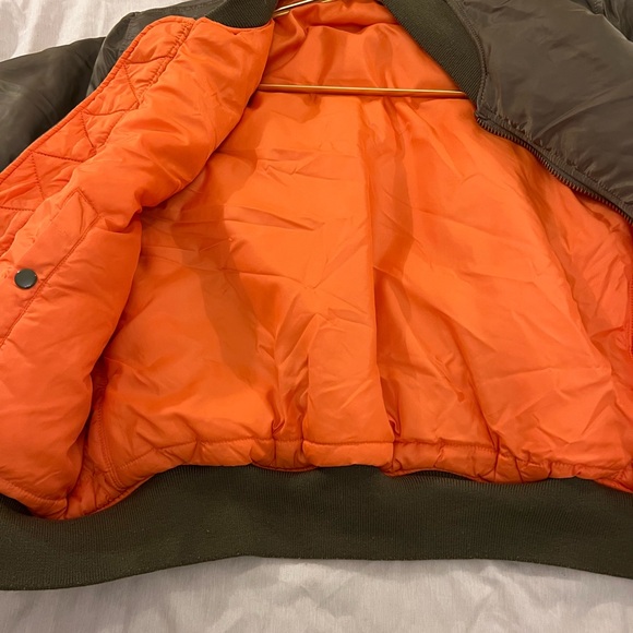 Alpha Ma-1 reversible bomber jacket LG - Picture 4 of 5